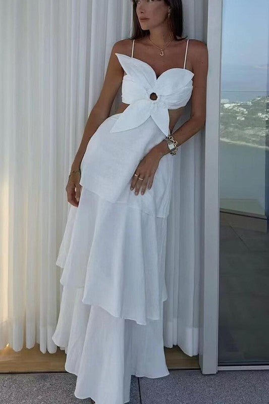 Island Breeze Tiered Maxi Dress